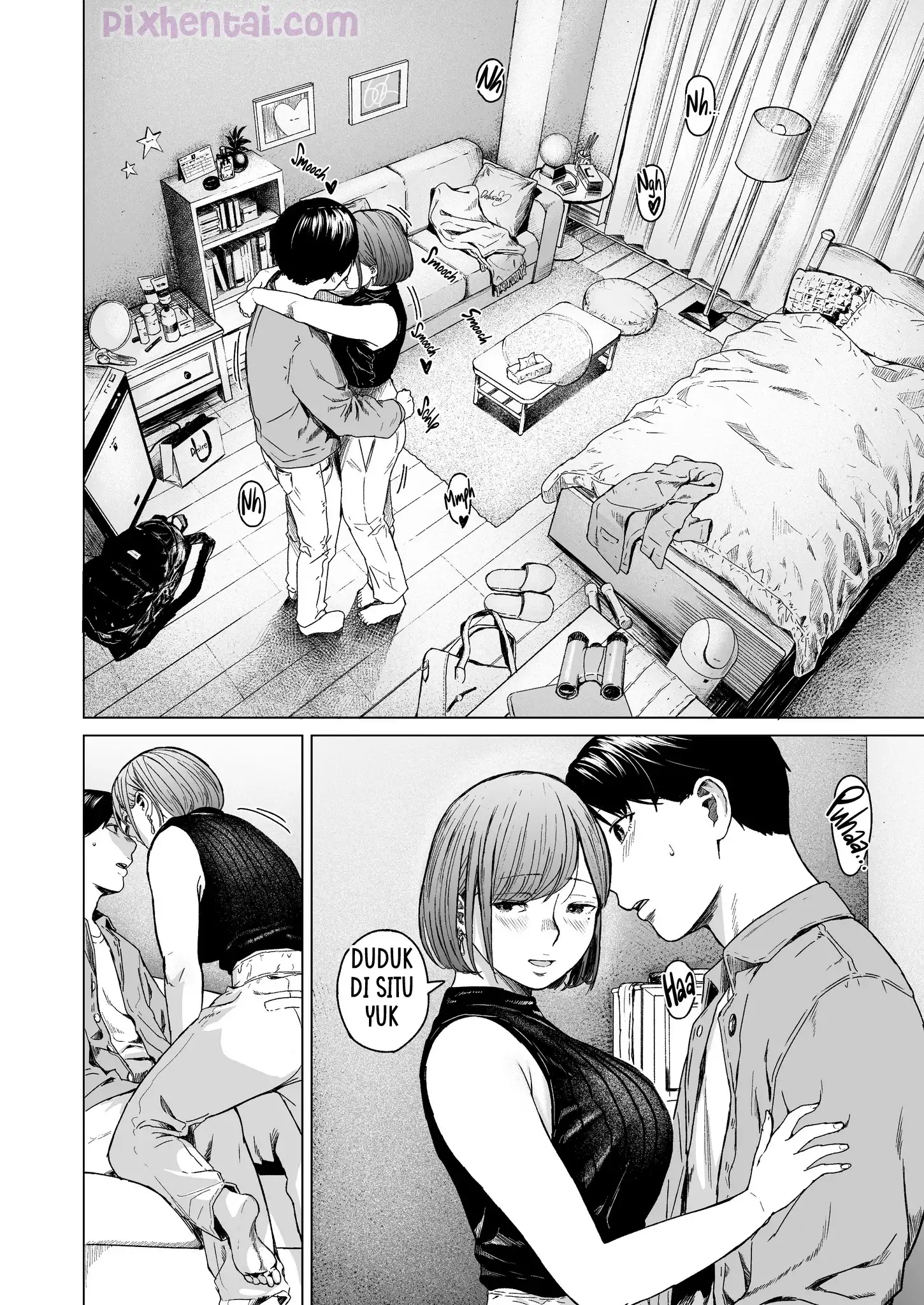 Komik hentai xxx manga sex bokep Furachi Unforgivable Akibat Mengintip Tetangga Cantik 35